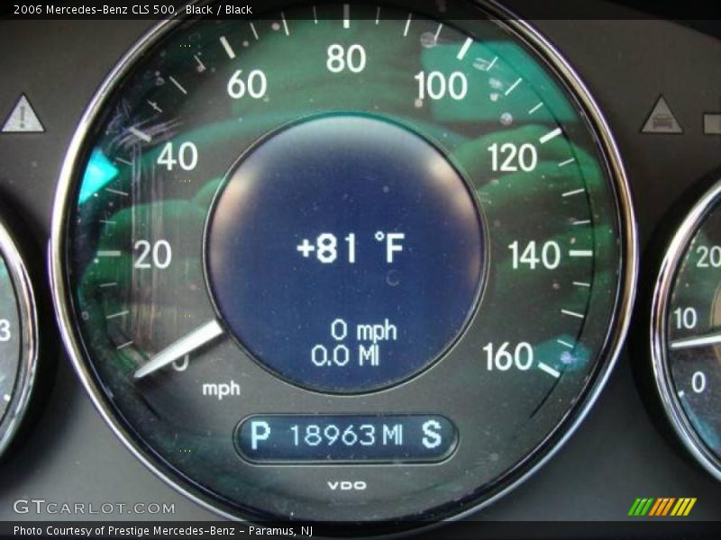 Black / Black 2006 Mercedes-Benz CLS 500