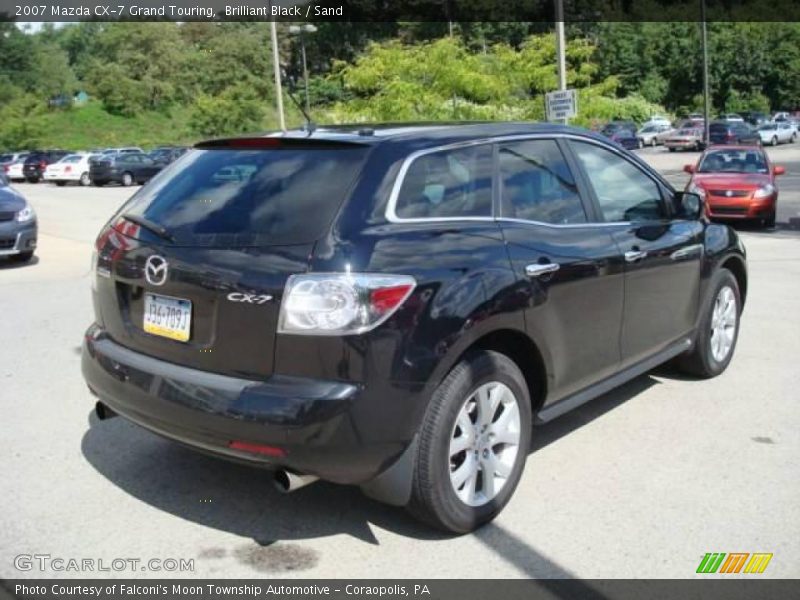 Brilliant Black / Sand 2007 Mazda CX-7 Grand Touring