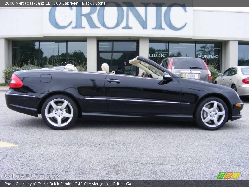 Black / Stone 2006 Mercedes-Benz CLK 500 Cabriolet