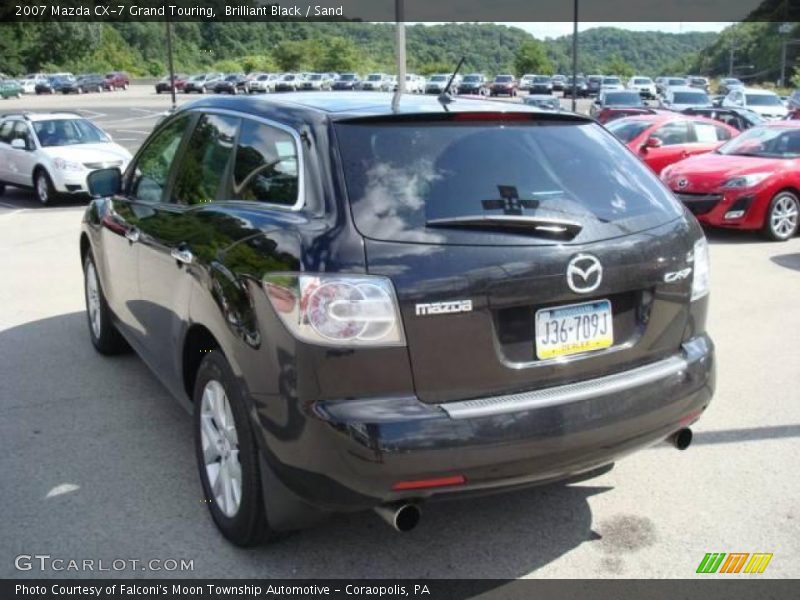Brilliant Black / Sand 2007 Mazda CX-7 Grand Touring