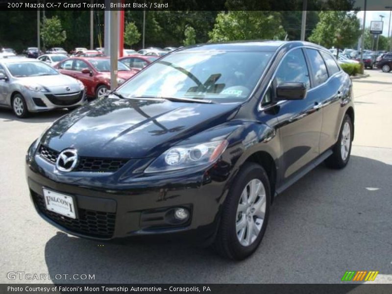 Brilliant Black / Sand 2007 Mazda CX-7 Grand Touring