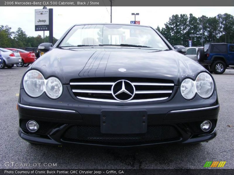 Black / Stone 2006 Mercedes-Benz CLK 500 Cabriolet