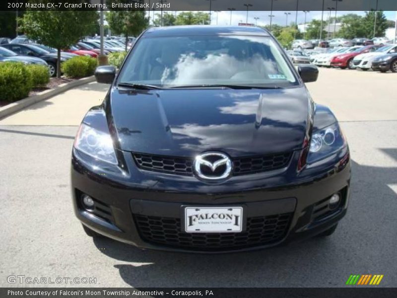 Brilliant Black / Sand 2007 Mazda CX-7 Grand Touring