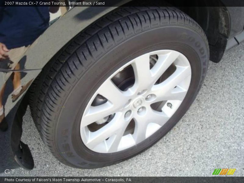 Brilliant Black / Sand 2007 Mazda CX-7 Grand Touring