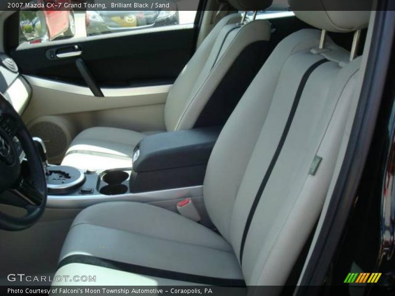 Brilliant Black / Sand 2007 Mazda CX-7 Grand Touring