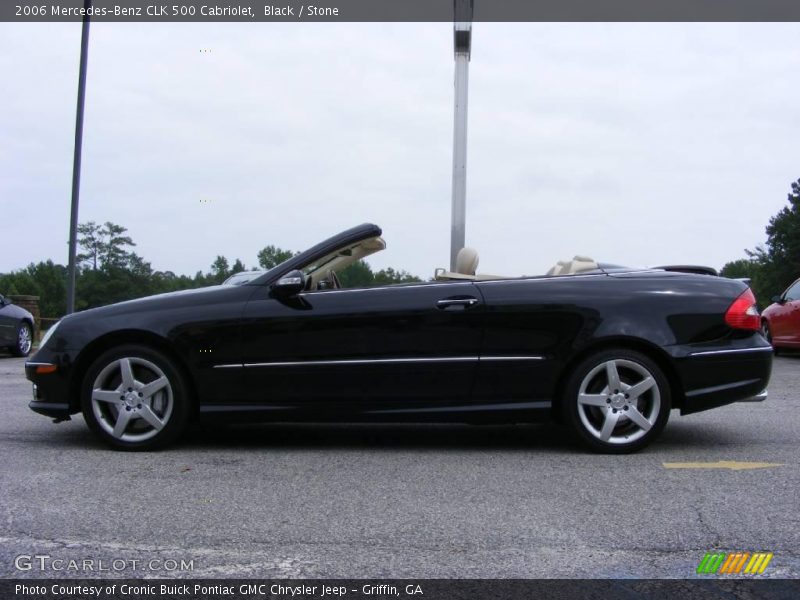 Black / Stone 2006 Mercedes-Benz CLK 500 Cabriolet