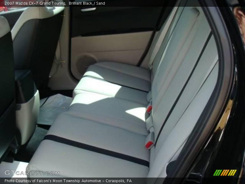 Brilliant Black / Sand 2007 Mazda CX-7 Grand Touring