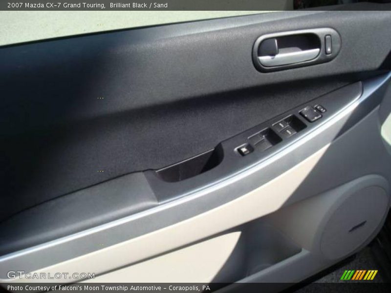 Brilliant Black / Sand 2007 Mazda CX-7 Grand Touring