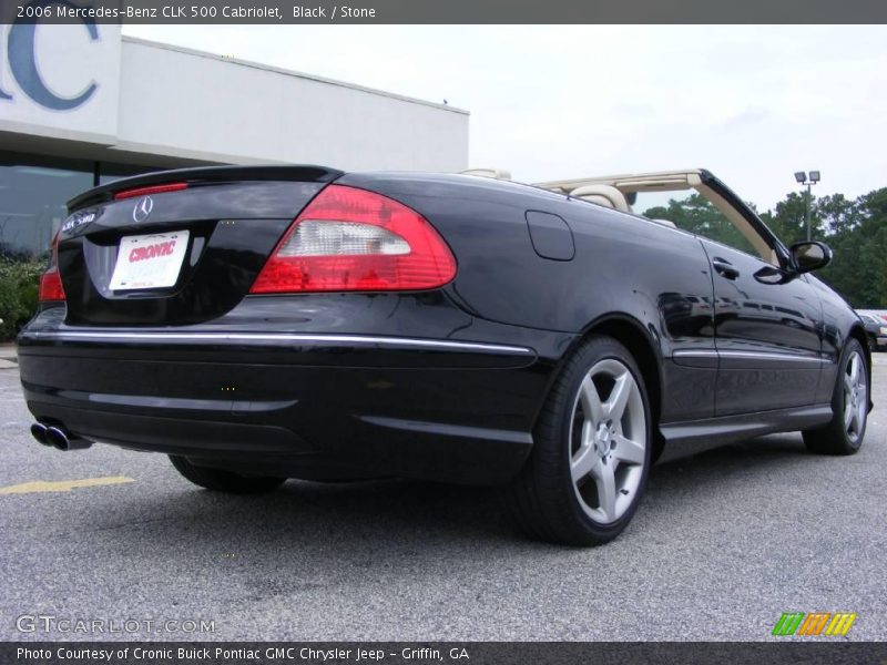 Black / Stone 2006 Mercedes-Benz CLK 500 Cabriolet
