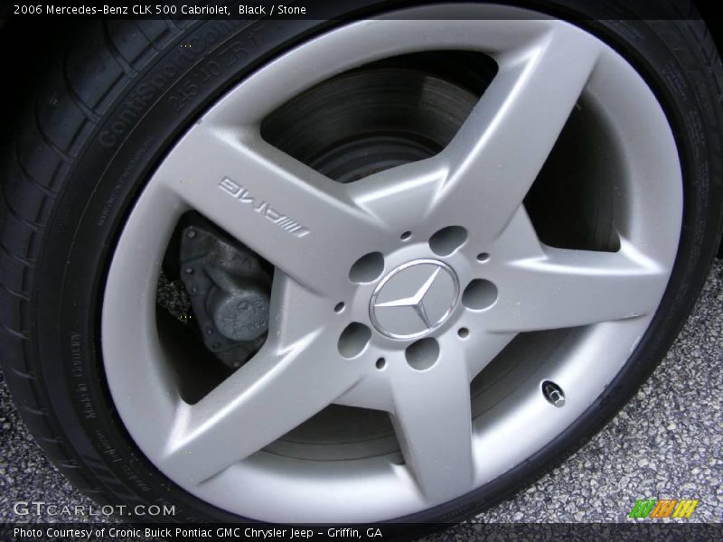 Black / Stone 2006 Mercedes-Benz CLK 500 Cabriolet
