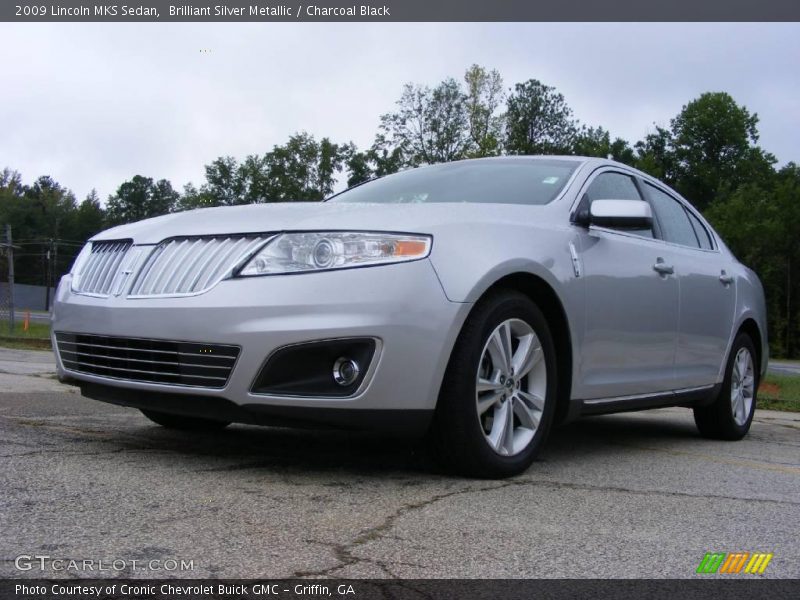 Brilliant Silver Metallic / Charcoal Black 2009 Lincoln MKS Sedan
