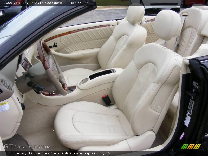 Black / Stone 2006 Mercedes-Benz CLK 500 Cabriolet