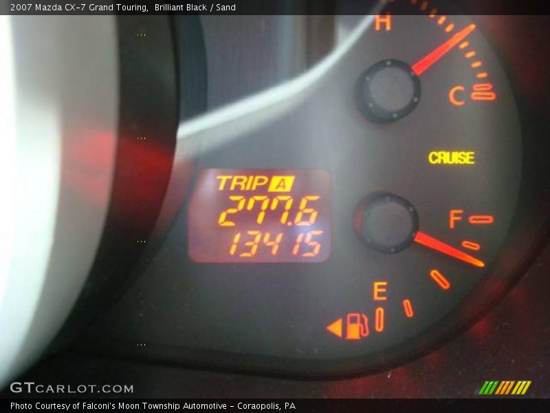 Brilliant Black / Sand 2007 Mazda CX-7 Grand Touring