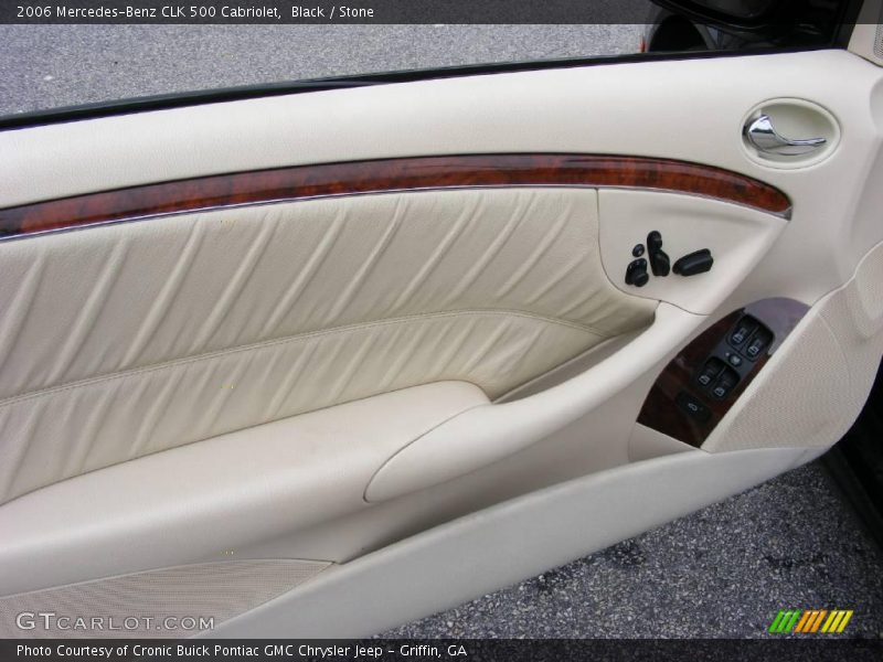 Black / Stone 2006 Mercedes-Benz CLK 500 Cabriolet