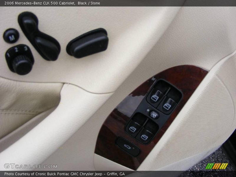 Black / Stone 2006 Mercedes-Benz CLK 500 Cabriolet