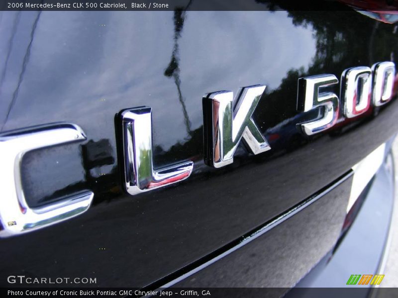 Black / Stone 2006 Mercedes-Benz CLK 500 Cabriolet