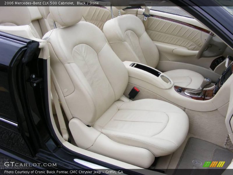 Black / Stone 2006 Mercedes-Benz CLK 500 Cabriolet
