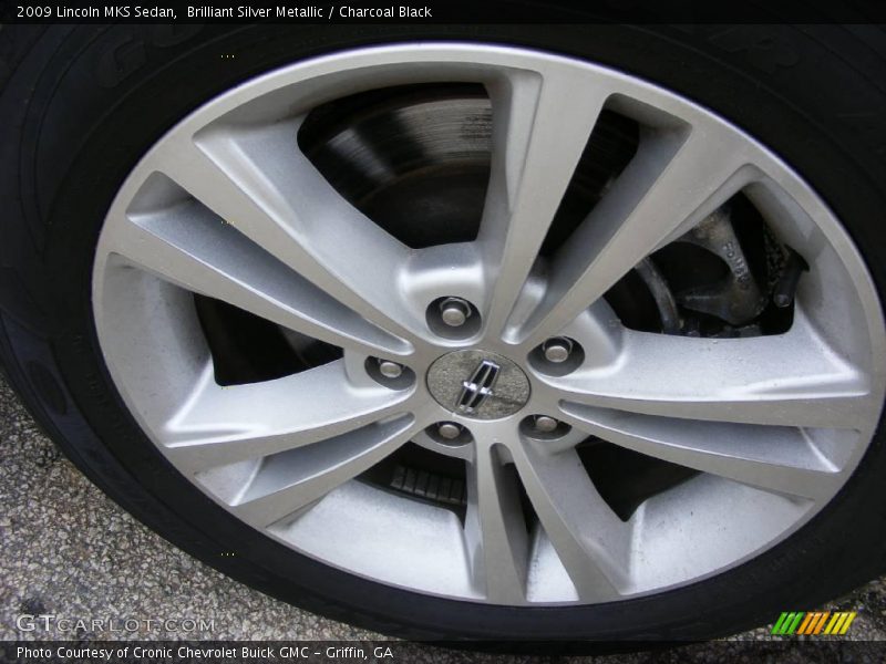 Brilliant Silver Metallic / Charcoal Black 2009 Lincoln MKS Sedan