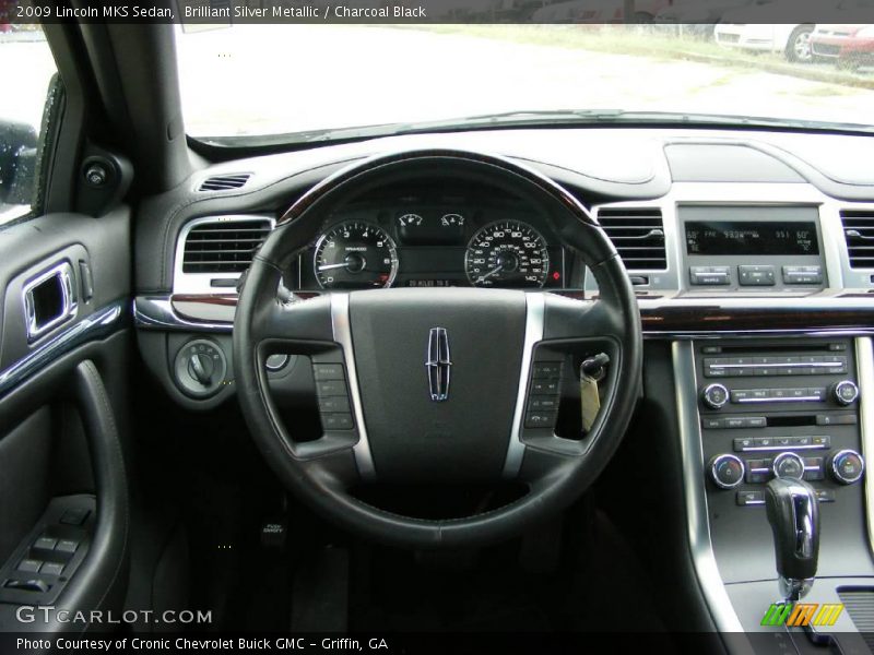 Brilliant Silver Metallic / Charcoal Black 2009 Lincoln MKS Sedan