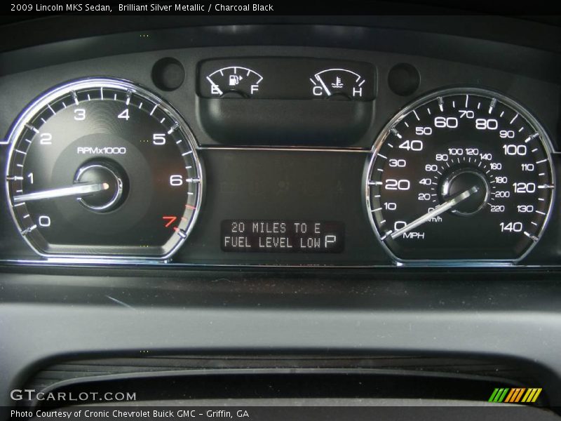 Brilliant Silver Metallic / Charcoal Black 2009 Lincoln MKS Sedan