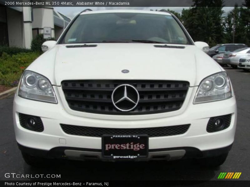 Alabaster White / Macadamia 2006 Mercedes-Benz ML 350 4Matic