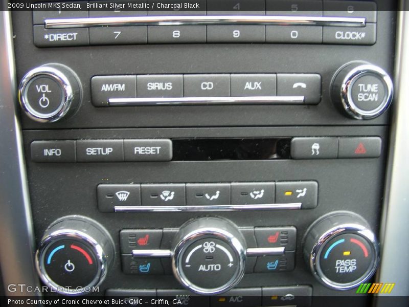 Brilliant Silver Metallic / Charcoal Black 2009 Lincoln MKS Sedan