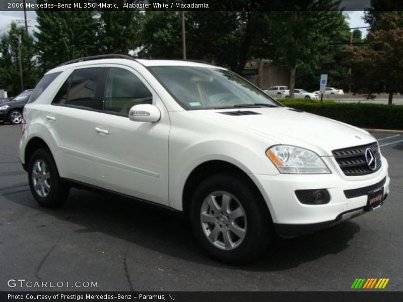Alabaster White / Macadamia 2006 Mercedes-Benz ML 350 4Matic