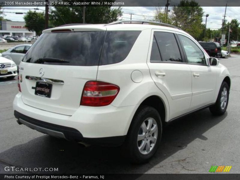 Alabaster White / Macadamia 2006 Mercedes-Benz ML 350 4Matic