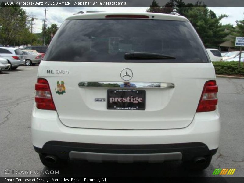 Alabaster White / Macadamia 2006 Mercedes-Benz ML 350 4Matic