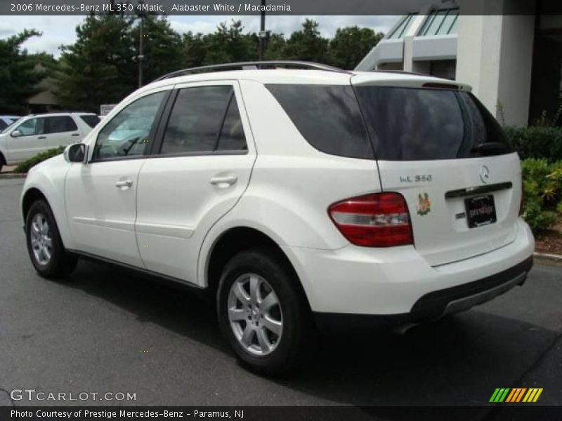 Alabaster White / Macadamia 2006 Mercedes-Benz ML 350 4Matic