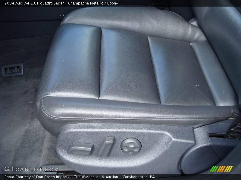 Champagne Metallic / Ebony 2004 Audi A4 1.8T quattro Sedan