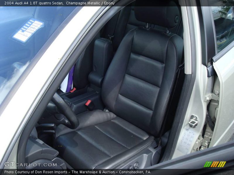 Champagne Metallic / Ebony 2004 Audi A4 1.8T quattro Sedan