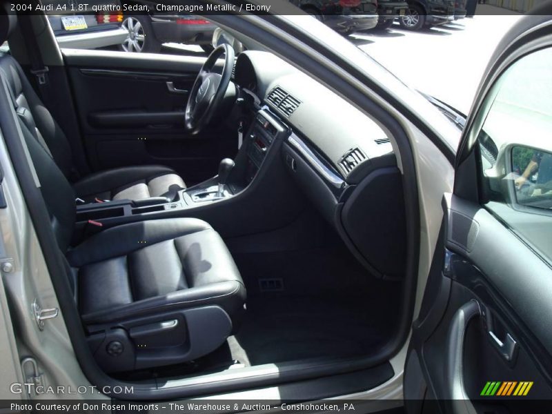 Champagne Metallic / Ebony 2004 Audi A4 1.8T quattro Sedan