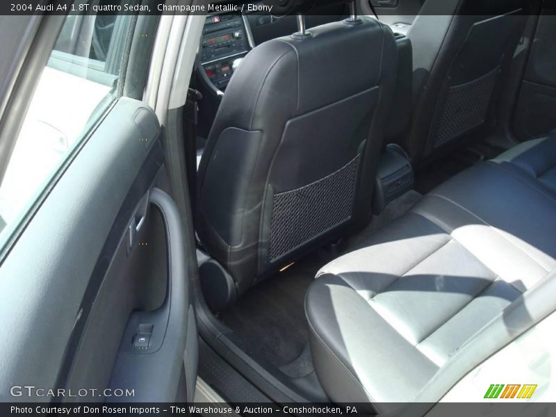Champagne Metallic / Ebony 2004 Audi A4 1.8T quattro Sedan