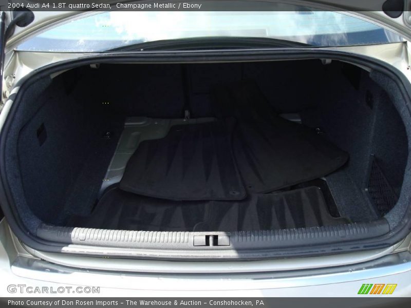 Champagne Metallic / Ebony 2004 Audi A4 1.8T quattro Sedan