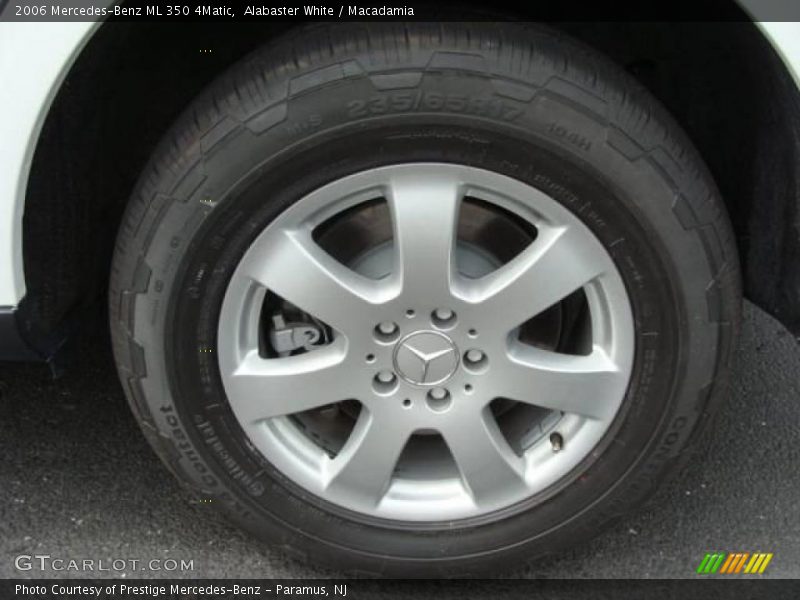 Alabaster White / Macadamia 2006 Mercedes-Benz ML 350 4Matic