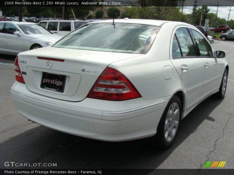 Alabaster White / Stone 2006 Mercedes-Benz C 280 4Matic Luxury