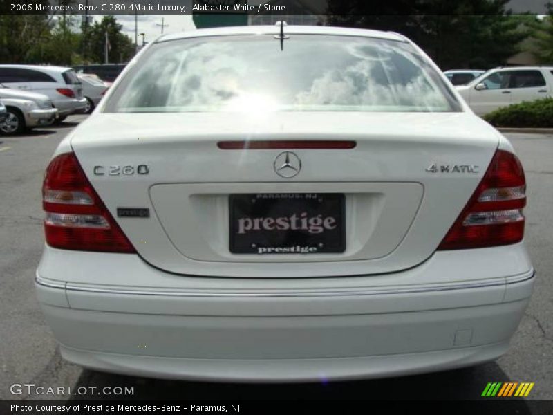 Alabaster White / Stone 2006 Mercedes-Benz C 280 4Matic Luxury