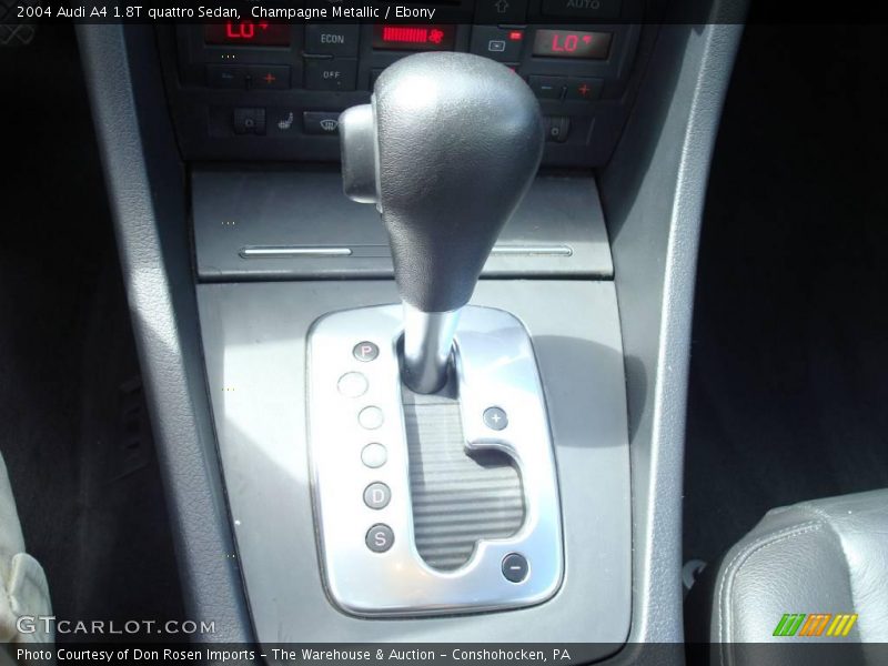 Champagne Metallic / Ebony 2004 Audi A4 1.8T quattro Sedan