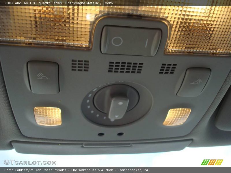 Champagne Metallic / Ebony 2004 Audi A4 1.8T quattro Sedan