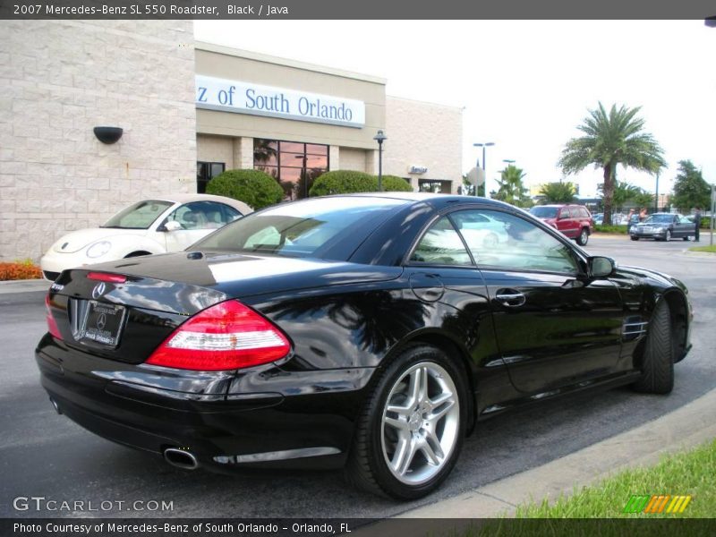 Black / Java 2007 Mercedes-Benz SL 550 Roadster