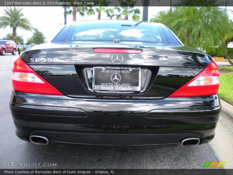 Black / Java 2007 Mercedes-Benz SL 550 Roadster