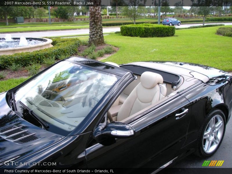 Black / Java 2007 Mercedes-Benz SL 550 Roadster