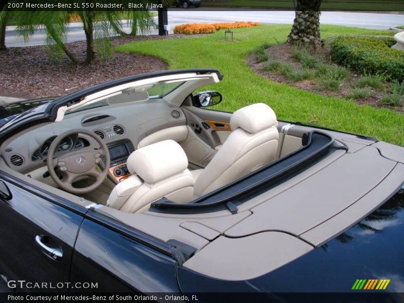 Black / Java 2007 Mercedes-Benz SL 550 Roadster