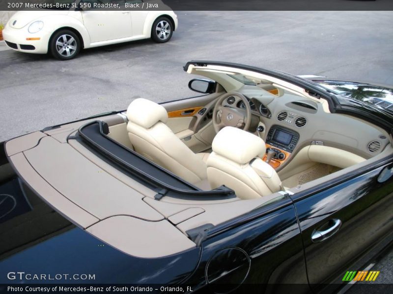 Black / Java 2007 Mercedes-Benz SL 550 Roadster