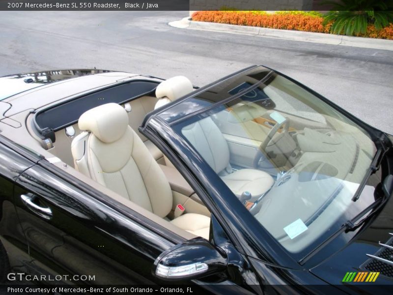Black / Java 2007 Mercedes-Benz SL 550 Roadster