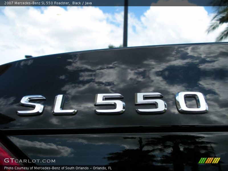 Black / Java 2007 Mercedes-Benz SL 550 Roadster
