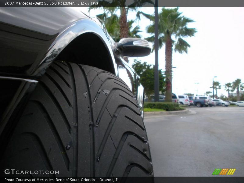 Black / Java 2007 Mercedes-Benz SL 550 Roadster
