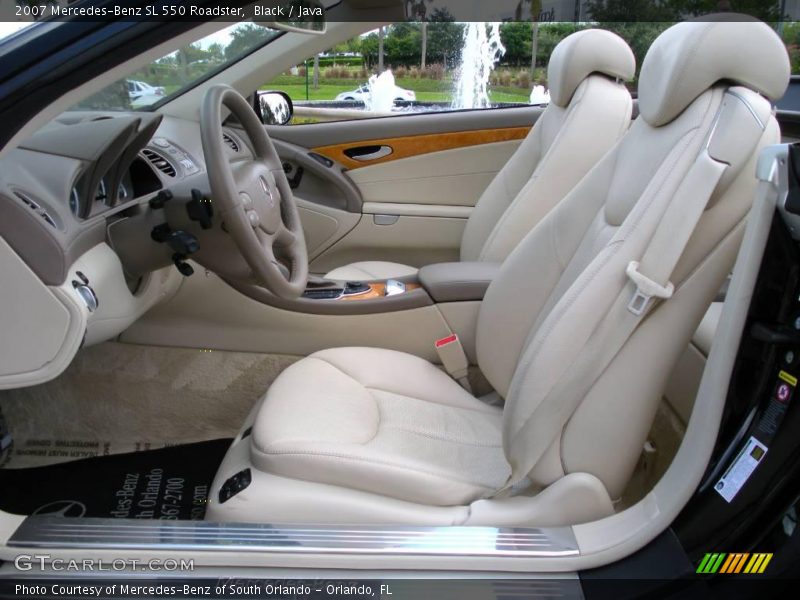 Black / Java 2007 Mercedes-Benz SL 550 Roadster