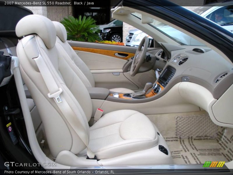 Black / Java 2007 Mercedes-Benz SL 550 Roadster